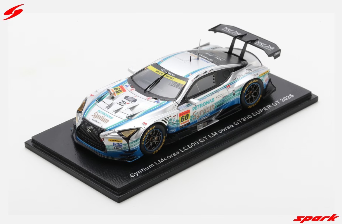 Spark 1/43 Syntium LMcorsa LC500 GT LM corsa No.60 GT300 SUPER GT 2025 H. Yoshimoto - S. Kohno