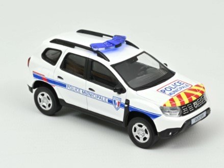 NOREV 1/43 Dacia Duster 2018 - "Police Municipale" with red & yellow striping