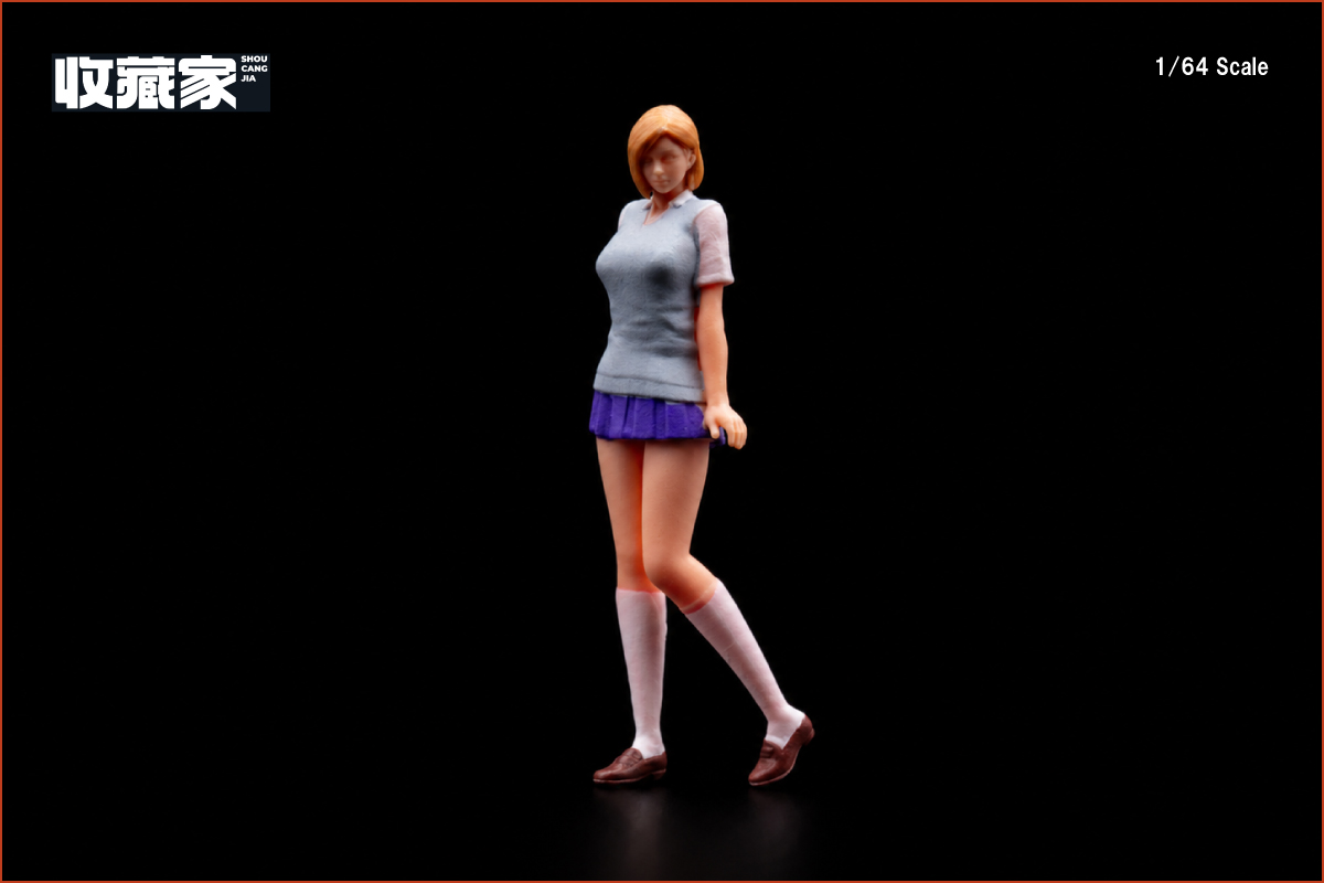 <予約 2026/12月以降発売予定> 収蔵家 SHOUCANGJIA 1/64 フィギュア フィギュア ショートヘアの女子高生