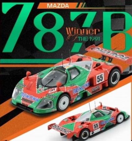 BM CRATIONS 1/64 ツダ 787B 1991年 ル・マン24時間レース 優勝 #55