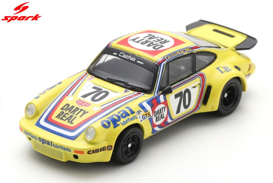 Spark 1/64 Porsche 911 Carrera RSR 3.0 No.70 24H Le Mans 1974 R. Touroul - H. Cachia - D. Rua Limited 911