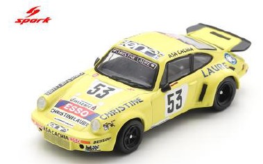 <予約 2026/8月発売予定> Spark 1/64 Porsche 911 Carrera RSR No.53 Le Mans 24H 1976 T. Sabine - P. Dagoreau - J-C. Andruet