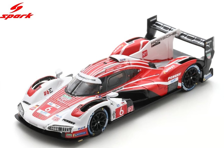 Spark 1/64 Porsche 963 No.6 PORSCHE PENSKE MOTORSPORT 2nd Le Mans 24H 2025 K. Estre - L. Vanthoor - M. Campbell