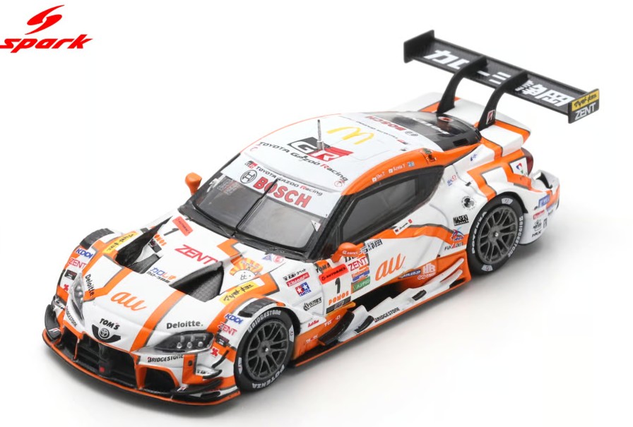 Spark 1/64 au TOM'S GR Supra TGR TEAM au TOM'S No.1 GT500 SUPER GT 2025 S. Tsuboi - K. Yamashita