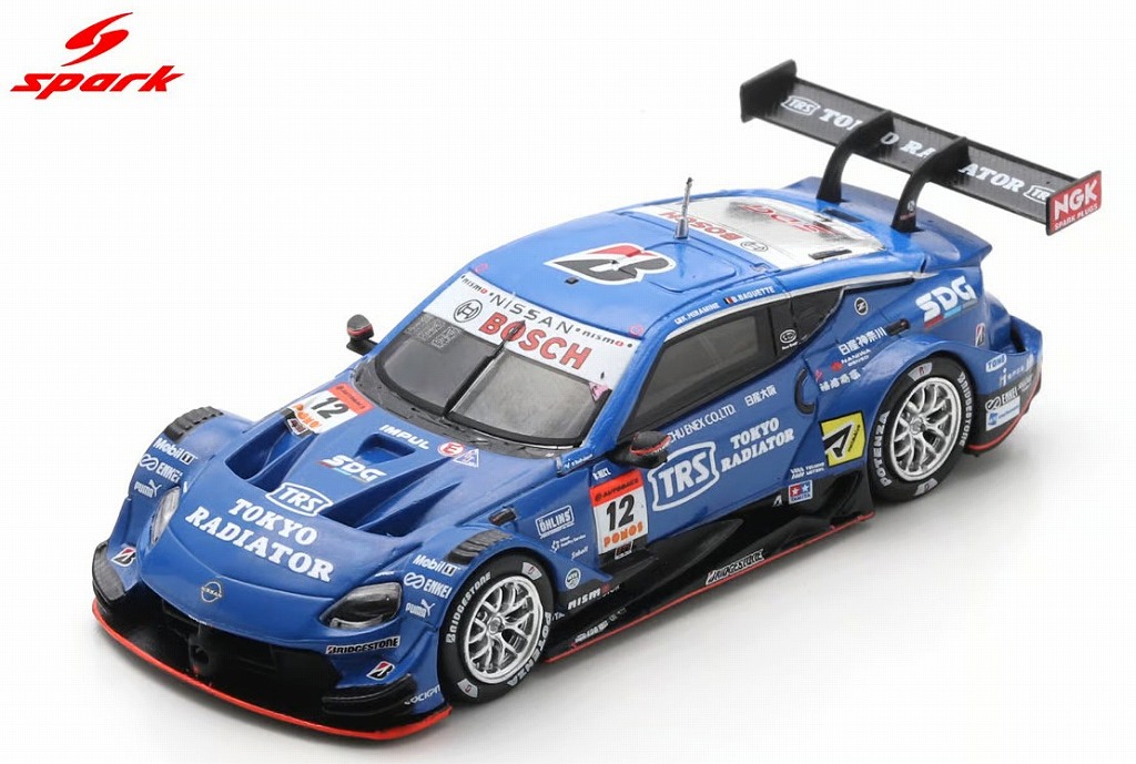 Spark 1/64 TRS IMPULwith SDG Z TEAM IMPUL No.12 GT500 SUPER GT 2025 K. Hiramine - B. Baguette
