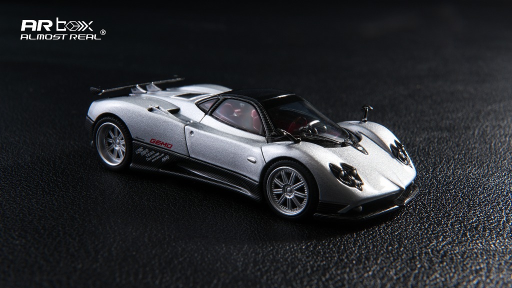<予約 2026/10月発売予定> ALMOST REAL 1/64 Pagani Zonda F 2005 Grigio Mercurio 