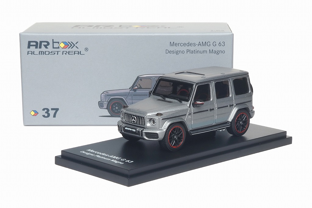 <予約 2026/10月発売予定> ALMOST REAL 1/64 Mercedes AMG G 63 2019 デジーノ プラチナムマグノ
