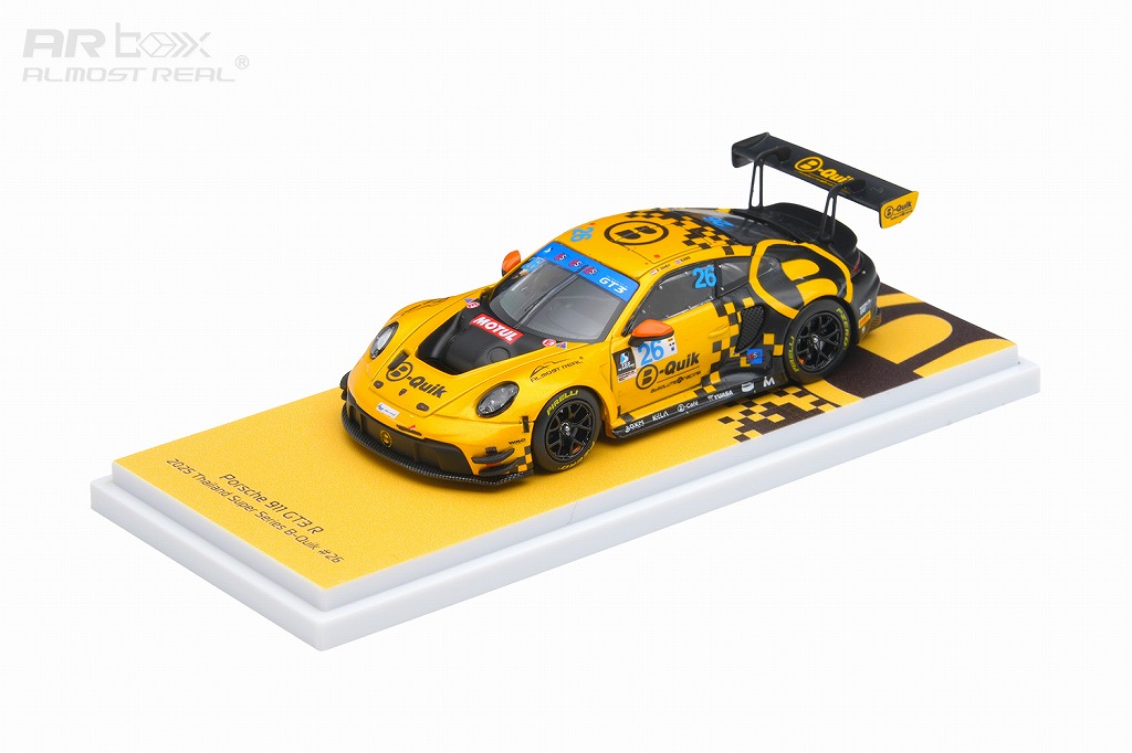 <予約 2026/10月発売予定> ALMOST REAL 1/64 Porsche 911 GT3 R 2025 タイランド・スーパー・シリーズ B-Quik Absolute Racing #26 