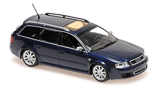 MAXICHAMPS 1/43 アウディ RS6 アバント 2002 ブルーメタリック