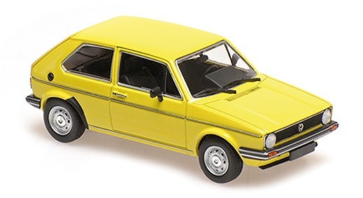 Volkswagen Golf ミニカー 1/43 イエロー MAXICHAMPS 1/43 フォルクスワーゲン ゴルフ I 2-ドア 1980 イエロー