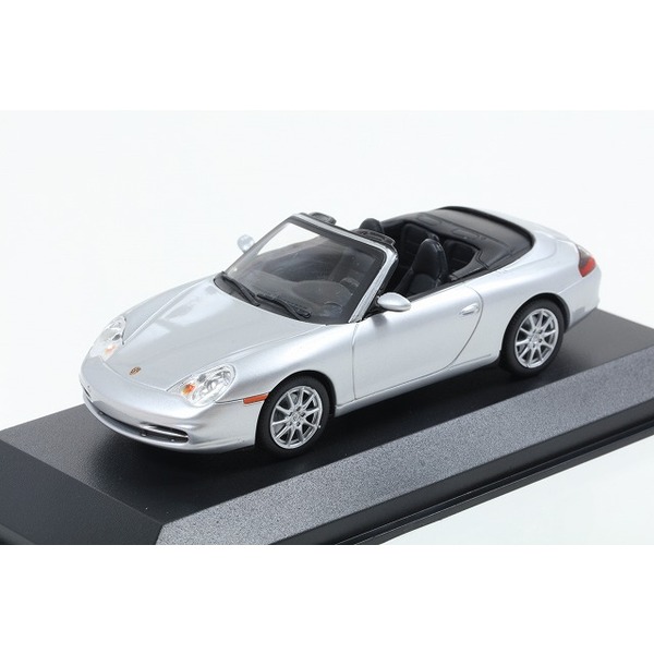 【MINICHAMPS】 1/43  ポルシェ 911 カブリオレ (996) 2001 シルバー ※MAXICHAMPSシリーズ