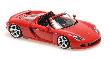 MINICHAMPS 1/43 ポルシェ カレラ GT 2003 レッド　MAXICHAMPSシリーズ
