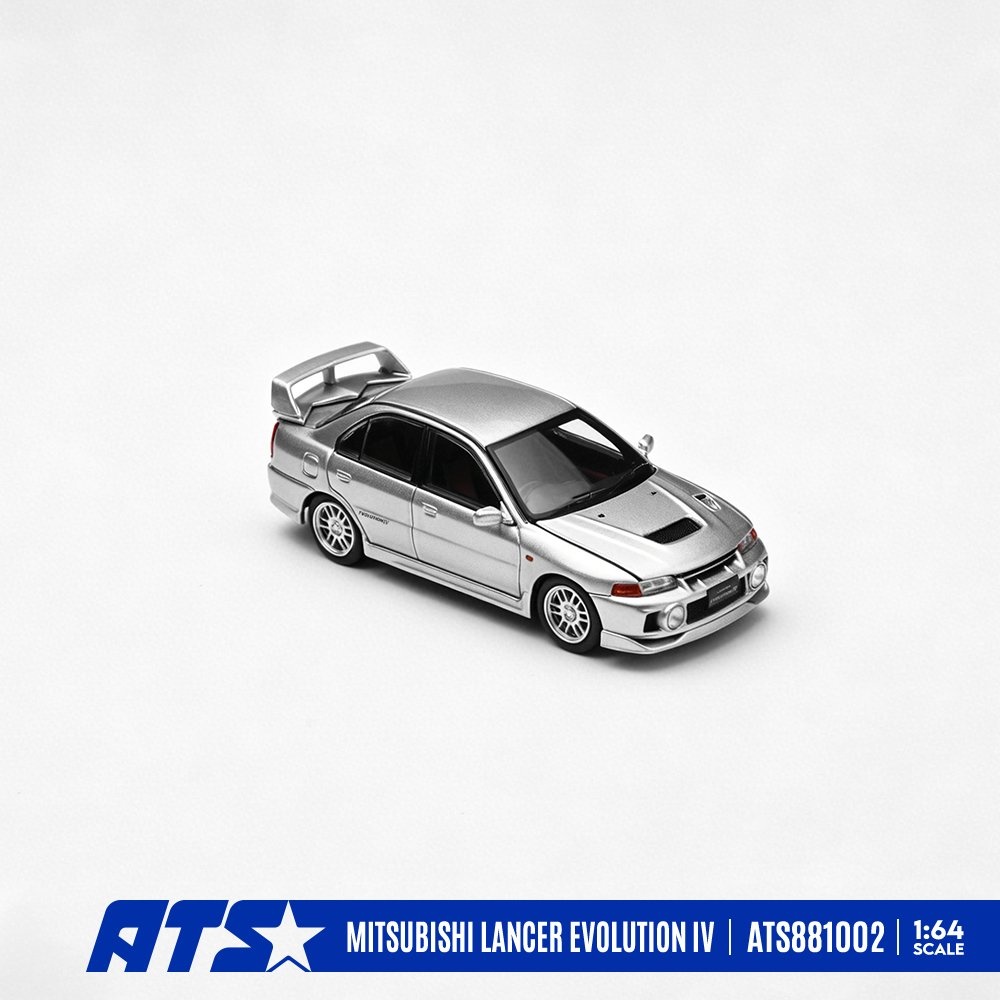 <予約 2027/2月発売予定> ATS-MODELS 1/64 三菱ランサー EVOLUTION IV シルバー