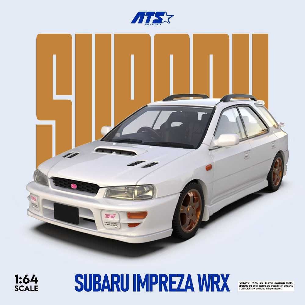 ATS Models 1/64 Subaru  IMPREZA WRX ホワイト