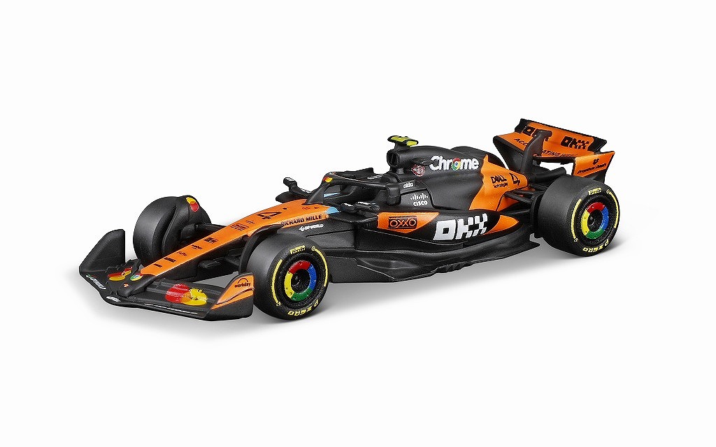 BURAGO 1/64 マクラーレン F1チーム MCL39 2025 No,4 L.ノリス
