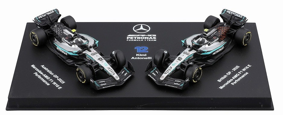 <予約 2026/10月下旬発売予定> BURAGO 1/64 メルセデス-AMG ペトロナス F1チーム W16 オーストラリア/イギリスGP No.12 A.K.アントネッリ2台セット 