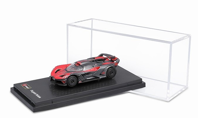 BURAGO 1/64 ブガッティ ボライド レッド/グレイ