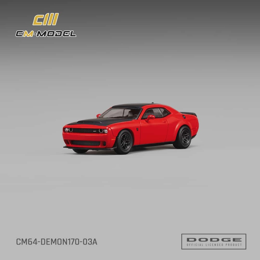 <予約 2027年3月以降発売予定> CM-MODEL 1/64 Dodge デーモン 170 トールレッド