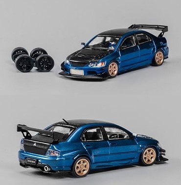 CM-MODEL 1/64 Mitsubishi ランサー エボリューション IX メタリック