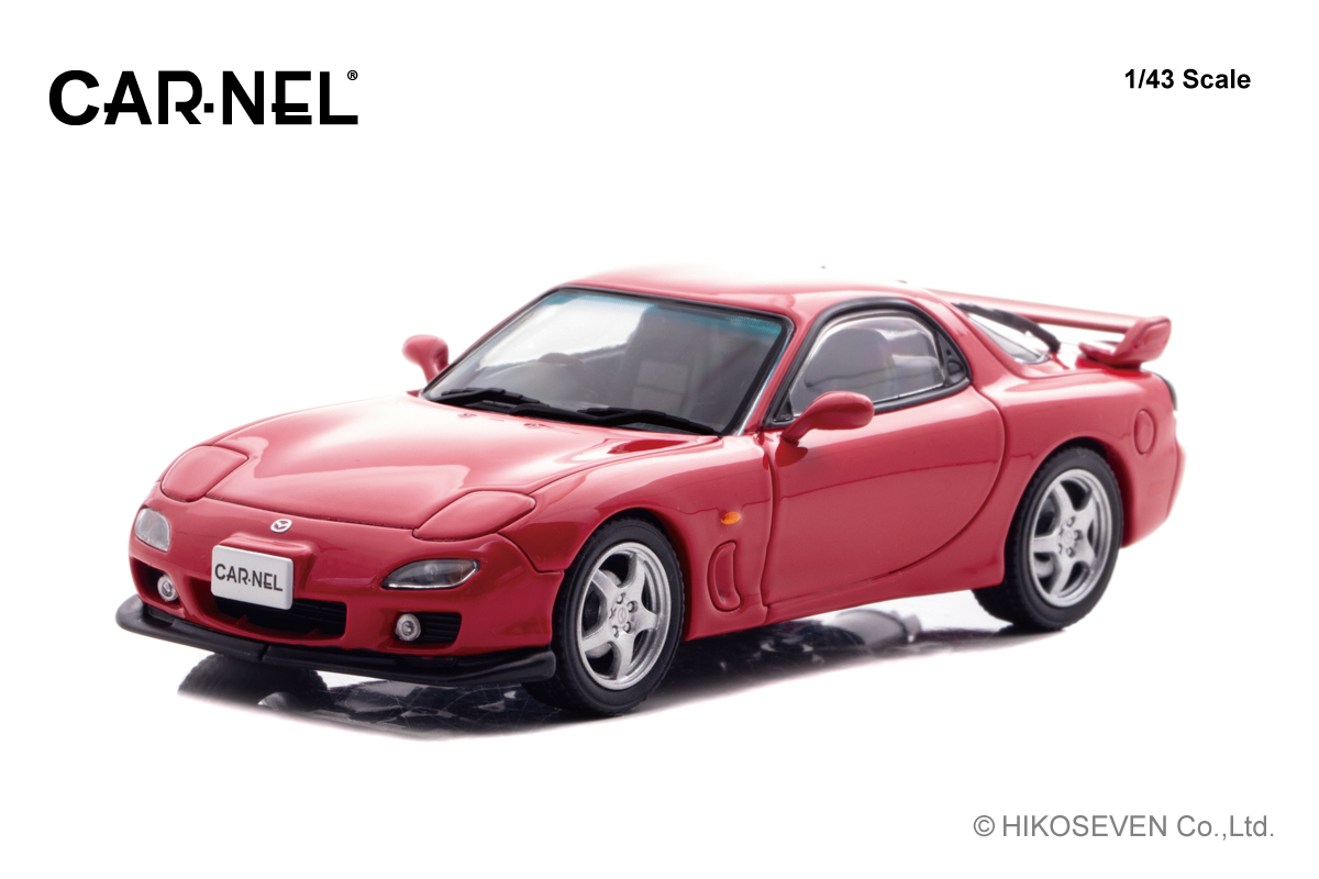 CARNEL 1/43 マツダ RX-7 Type RS (FD3S) 2000 Vintage Red Limited 300pcs