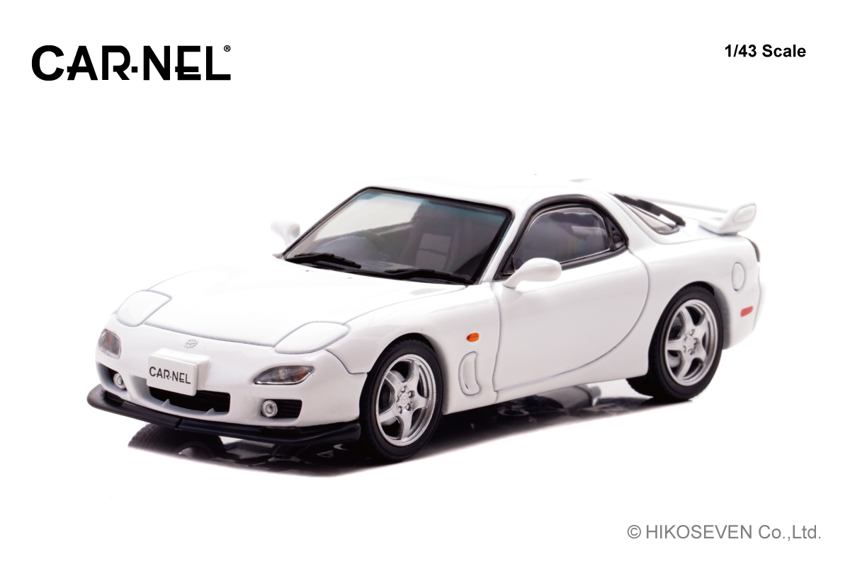 <予約 2026/8-9月発売予定> CARNEL 1/43 マツダ RX-7 Type RS (FD3S) 2000 Pure White *200pcs