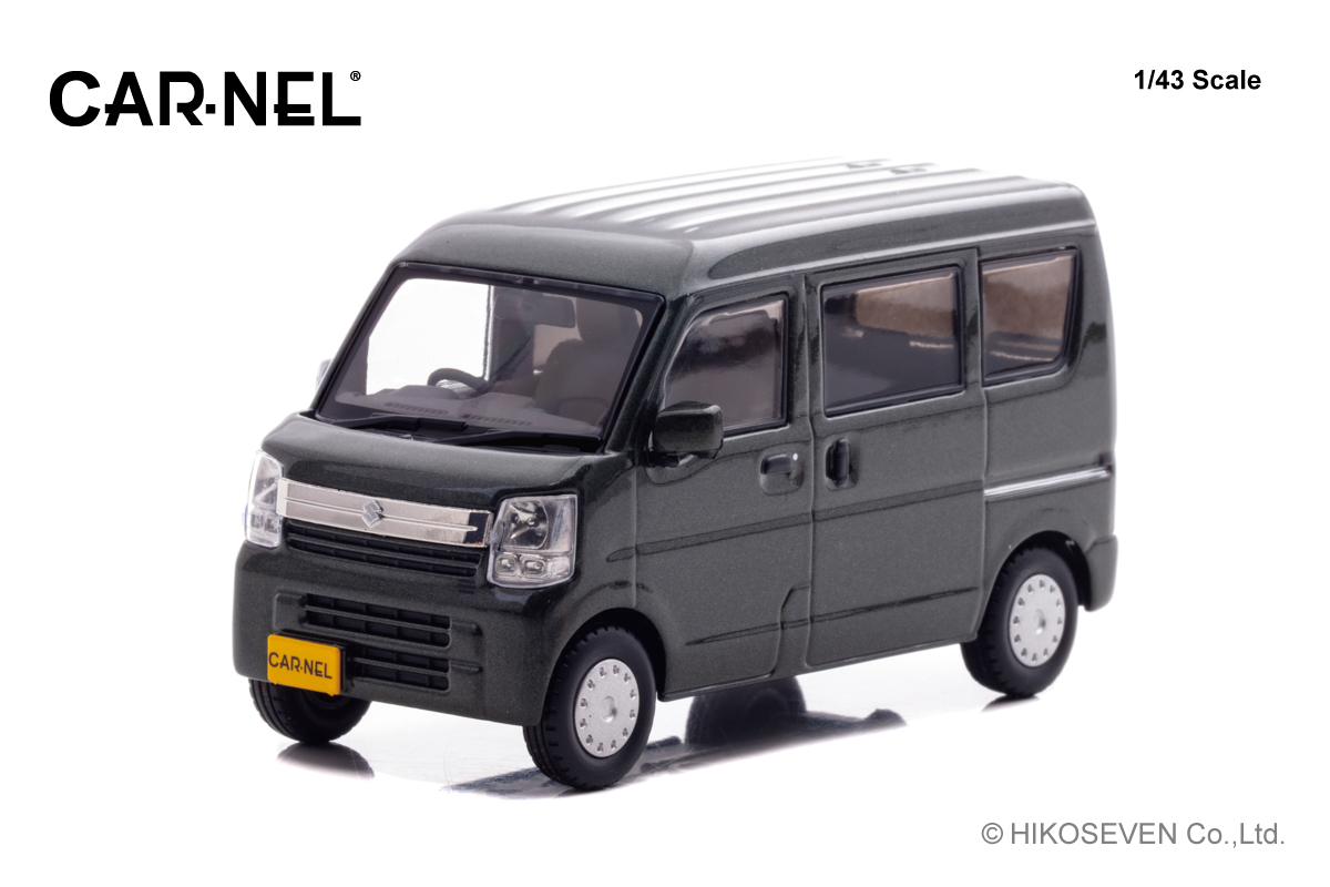 da17 エブリイ joinターボ ボンネット zvd クールカーキ メッキ CARNEL 1/43 スズキ エブリイ JOINターボ (DA17V) 2021 Cool Khaki