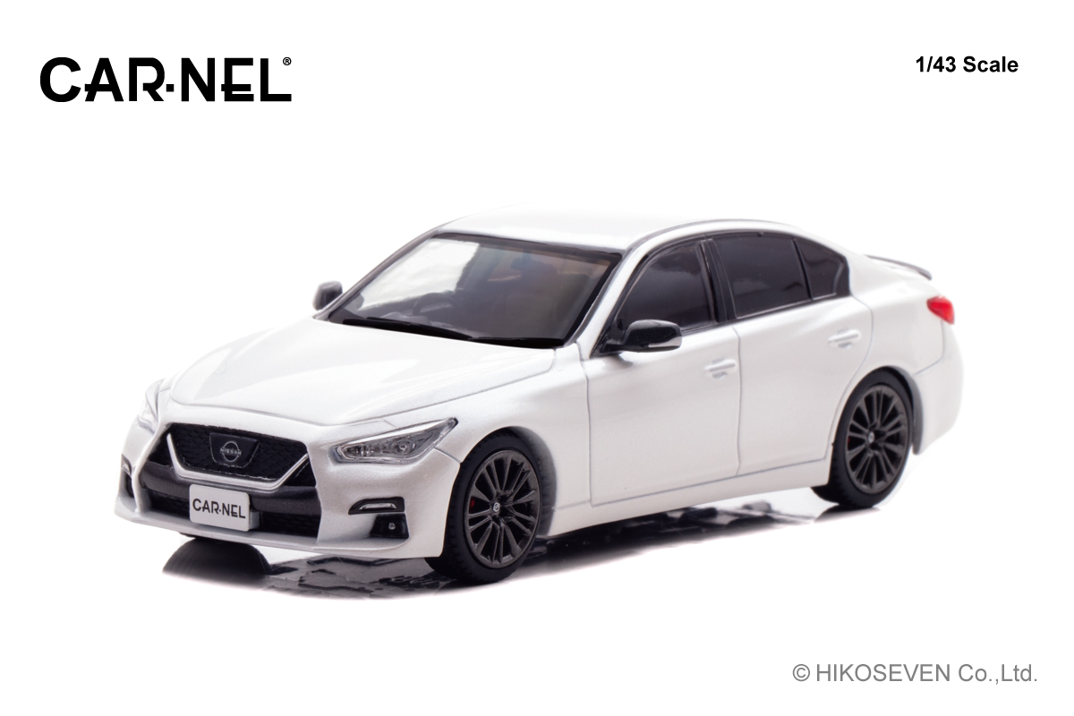 <予約 2026/6-7月発売予定> CARNEL 1/43 日産 スカイライン 400R Limited (V37) 2026 Brilliant White Pearl Limited 300pcs