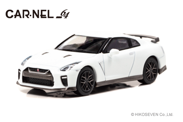 CARNEL 1/64 日産 GT-R "Limited of 50 units Special Edition" (R35) 2019 Brilliant White Pearl　＊限定777台