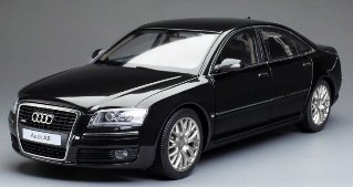 <予約 2026/11月発売予定> DICO 1/18 アウディ A8 D3 4.2 TDI ブラック