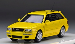 <予約 2026/11月発売予定> DICO 1/64 アウディ アバント RS2 1994 イエロー