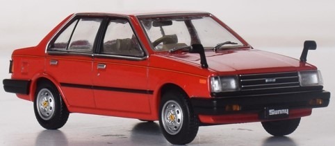 First43 1/43 日産 サニー 1980 レッド 海外仕様