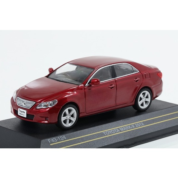 【FIRST43】 1/43 トヨタ マークX 2012 メタリックダークレッド