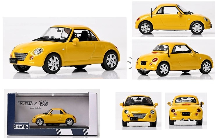 First43 1/43 ダイハツ コペン 2003 イエロー