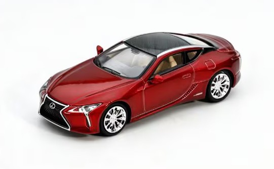 GCD 1/64 Lexus LC500h レッド