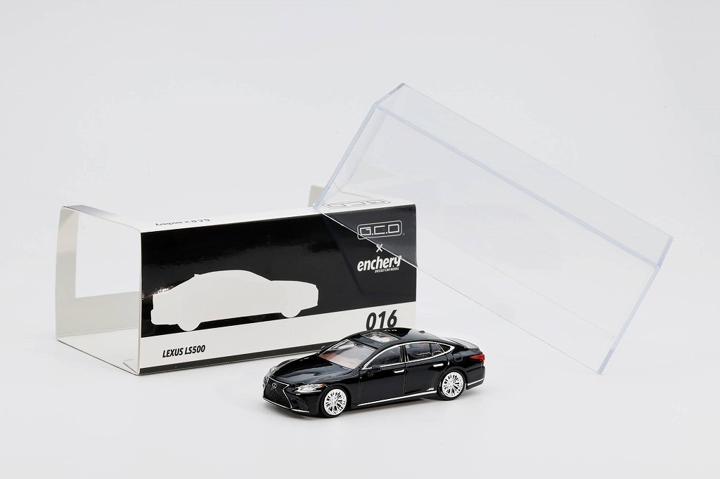 GCD 1/64 Lexus LS500（Black）-LHD-　encheryコラボレーション