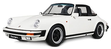 <予約 2027/3月下旬発売予定> GT SPIRIT 1/8 ポルシェ 911 3.2 タルガ 1984 (ホワイト)