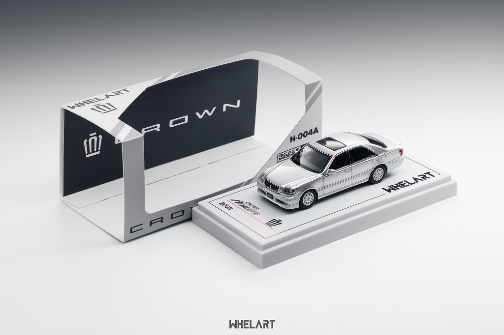 WHELART 1/64 Toyota Crown Athlete 2003 シルバー
