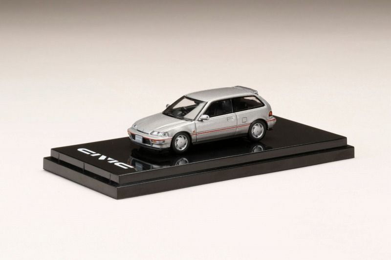 HobbyJapan 1/64 Honda CIVIC (EF9) SiR　II Gray Metallic