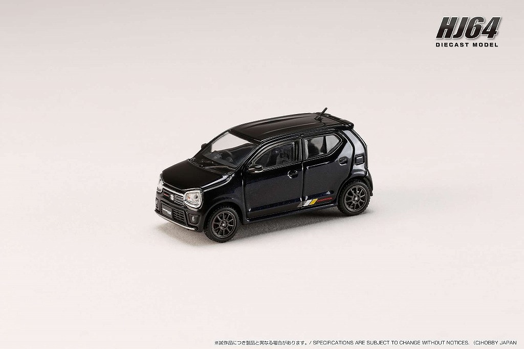 HobbyJapan 1/64 スズキ アルト ワークス (HA36S) ブルーイッシュブラックパール 3