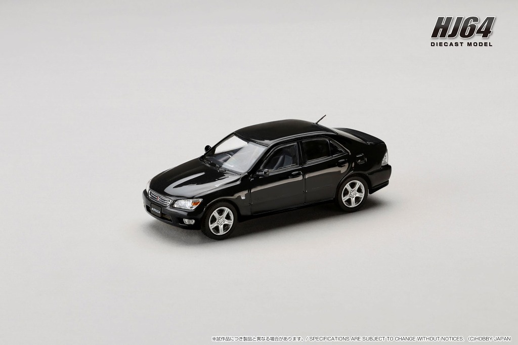 HJ64 1/64 トヨタ ALTEZZA RS200 (E10) 1998 ブラック