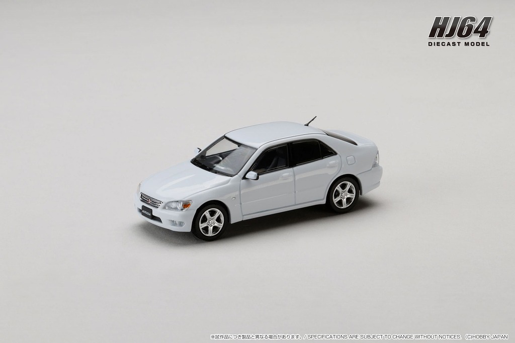 HJ64 1/64 トヨタ ALTEZZA RS200 (E10) 1998 スーパーホワイトII