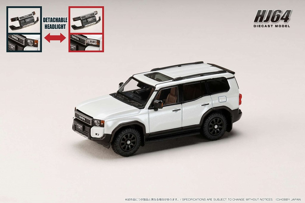 【最新型・非売品】トヨタ ランドクルーザー250 プラチナホワイトパールマイカ 予約 2026/2月以降発売予定> HJ64 1/64 トヨタ ランドクルーザー