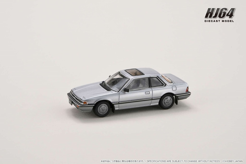 HJ64 1/64 ホンダ プレリュード XX AB 前期型 シルバーメタリック