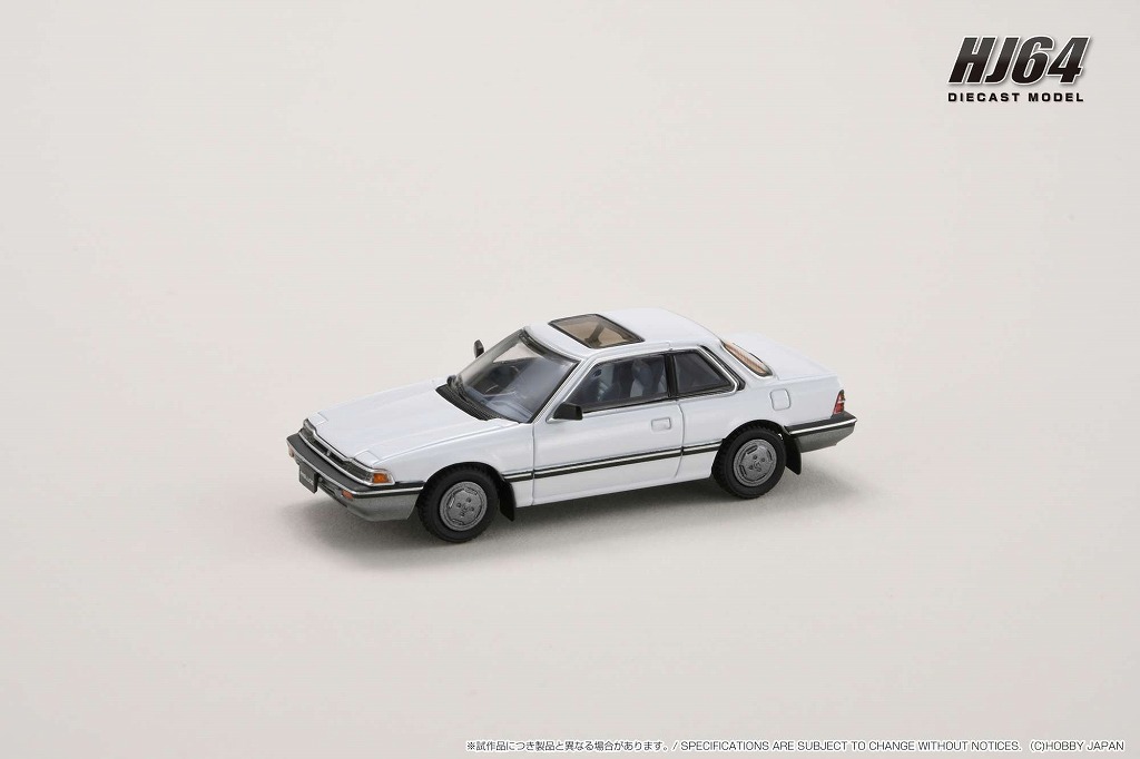 HJ64 1/64 ホンダ プレリュード XX AB 前期型 ホワイト