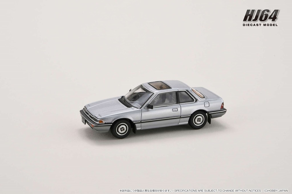 HJ64 1/64 ホンダ プレリュード AB 前期型 純正 オプション ホイール シルバーメタリック