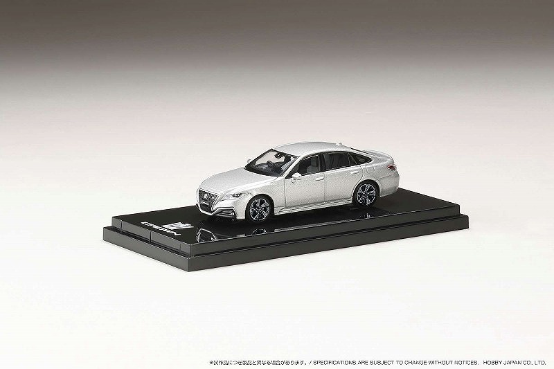 HobbyJpan 1/64 Toyota CROWN 2.0 RS Limited Silver Metallic
