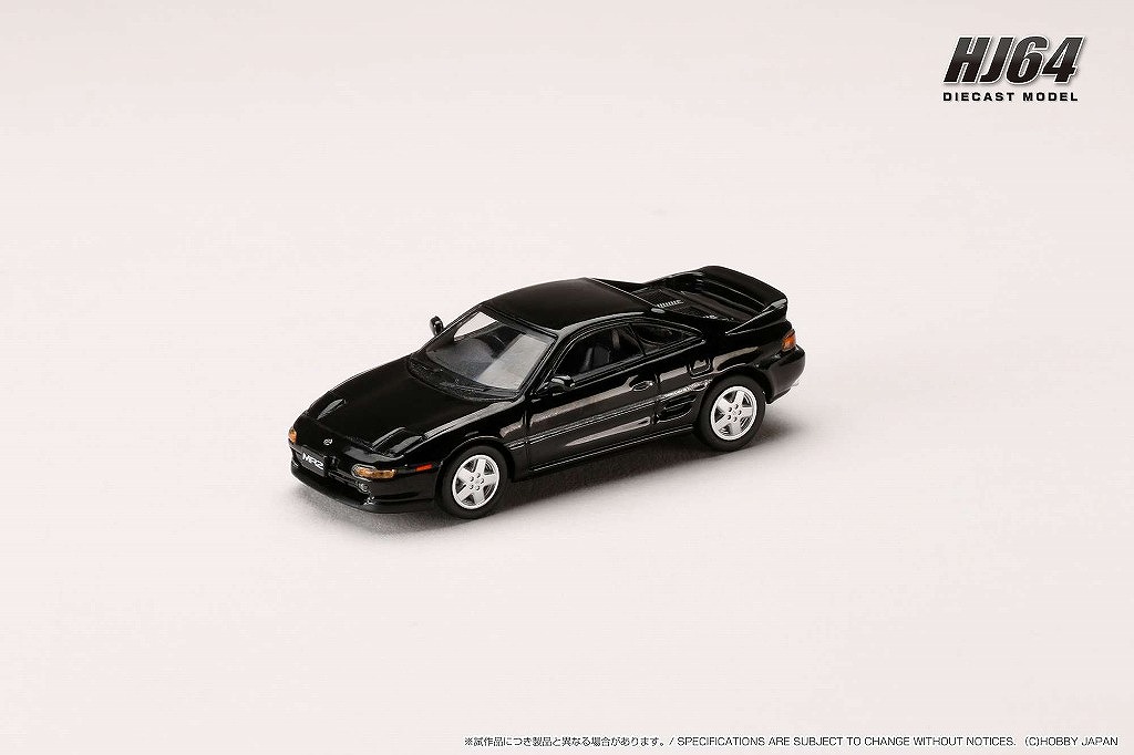 HJ64 1/64 トヨタ MR2 (SW20) GT-S (1991) ブラック