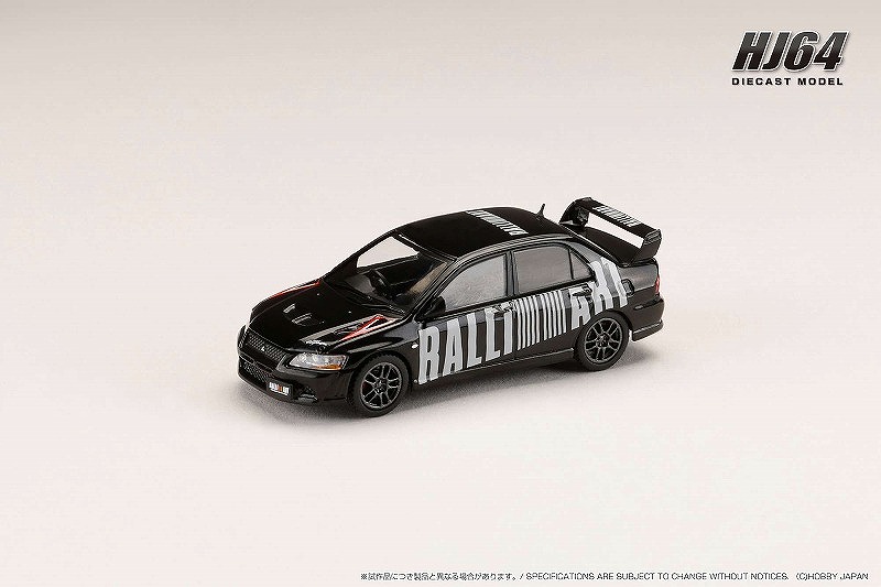 HJ64 1/64 三菱ランサーエボリューション 7 GSR RALLIART アメジスト