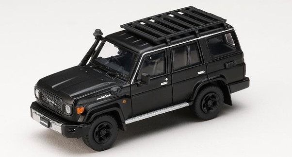<予約 2026/5月発売予定> HJ64 1/64 Toyota LANDCRUISER 70 (GDJ76W) 2023 カスタムバージョン マットブラック