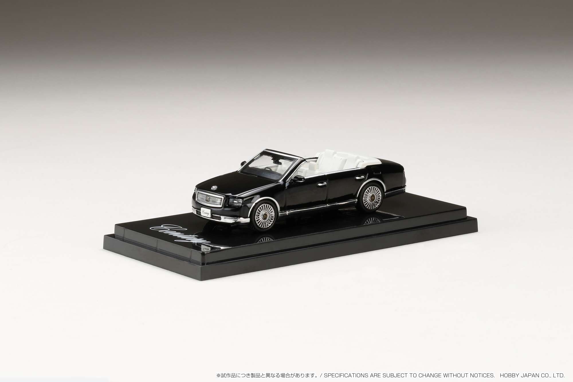 HobbyJaapan 1/64 トヨタ センチュリー コンバーチブル ブラック 